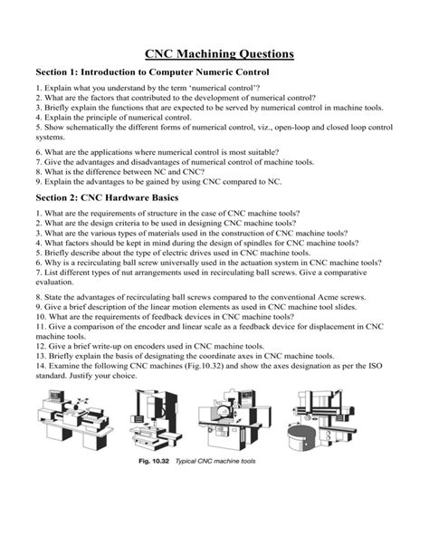 cnc machine objective questions and answers pdf|cnc machining questions.